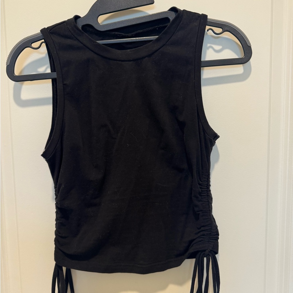 Black Sleeveless Top